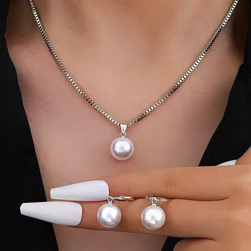 Pearl Jewelry Set
