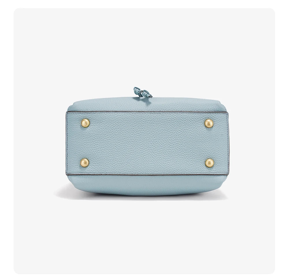 Zency Leather Bucket Bag