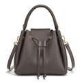 Zency Leather Bucket Bag