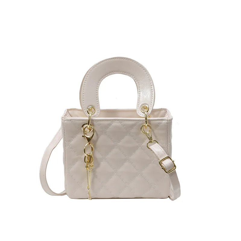 Diamond-Quilted Crossbody Bag