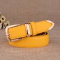 White Pin-Buckle Belt