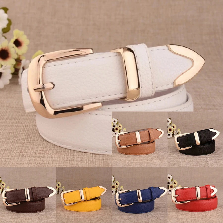 White Pin-Buckle Belt
