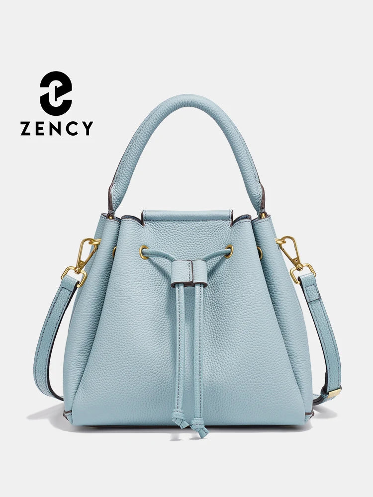 Zency Leather Bucket Bag