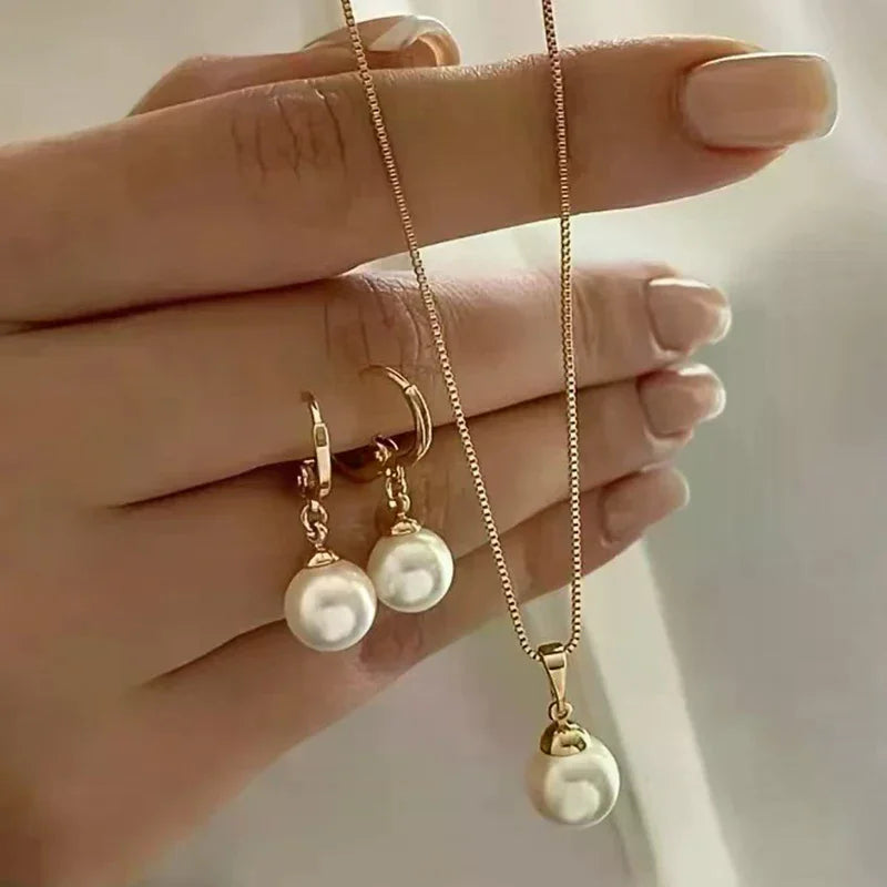 Pearl Jewelry Set