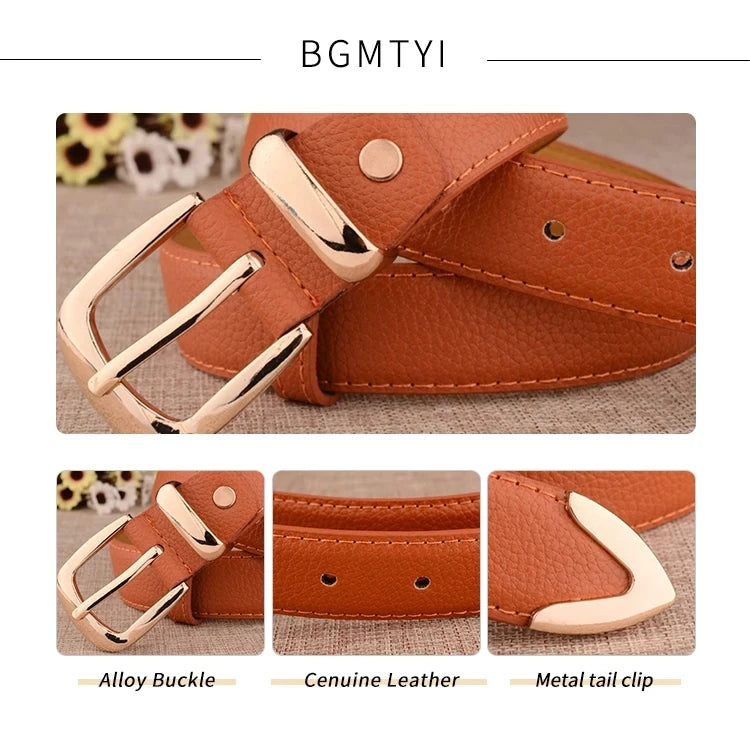 White Pin-Buckle Belt