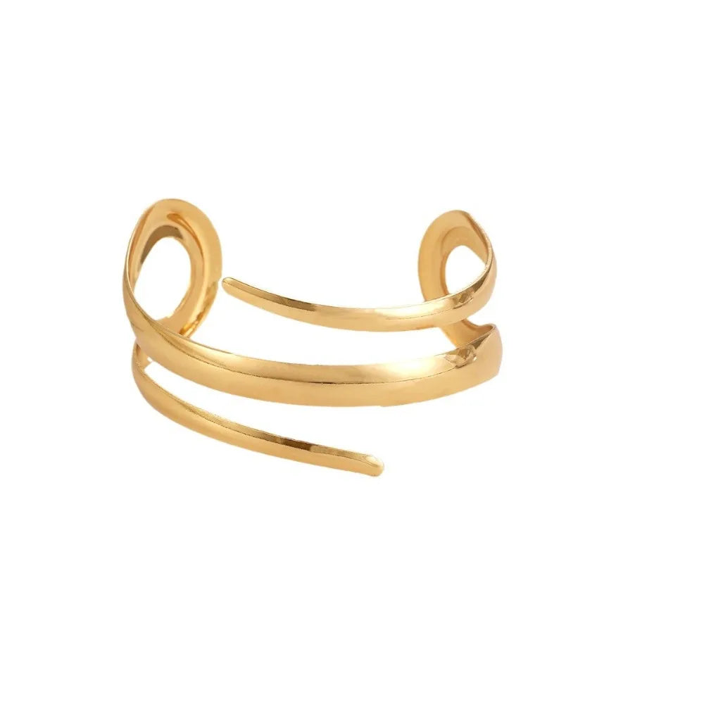Gold-Tone Bracelet and Ring Set